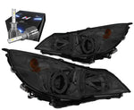 2010-2014 Subaru Outback Legacy Pair Headlights W/Led Kit+Cool Fan Smoked DNA MOTORING