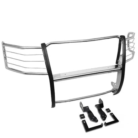 2011-2014 Silverado 2500Hd/3500Hd Stainless Steel Front Bumper Brush Guard DNA MOTORING