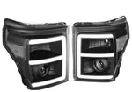 2011-2016 F250 F350 F450 Super Duty E-Bar Led Drl Projector Headlight Lamp DNA MOTORING