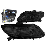 2012-2015 Honda Civic Factory Style Headlight W/Led Kit+Cooling Fan Smoked DNA MOTORING