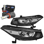 2013-2015 Nissan Altima 4Dr Projector Headlights W/Led Kit+Cool Fan Smoked DNA MOTORING