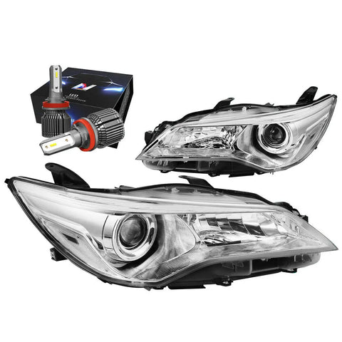 2015-2020 Chevy Suburban/Tahoe Led Drl Projector Headlight/Lamp Black/Amber DNA MOTORING