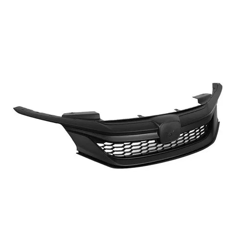 2016-2017 Honda Accord Sedan Matte Honeycomb Mesh Front Bumper Upper Grille DNA MOTORING