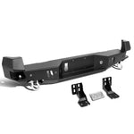 2016-2020 Toyota Tacoma Rear Steel Step Bumper Face Bar W/D-Ring Shackles DNA MOTORING