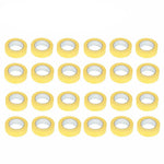 24 Rolls 1-1/2" X 181' Masking Tape Crepe Paper 1 Sleeve 06654 Automotive Yellow BLACKHORSERACING