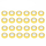 24 Rolls 1-1/2" X 181' Masking Tape Crepe Paper 1 Sleeve 06654 Automotive Yellow BLACKHORSERACING