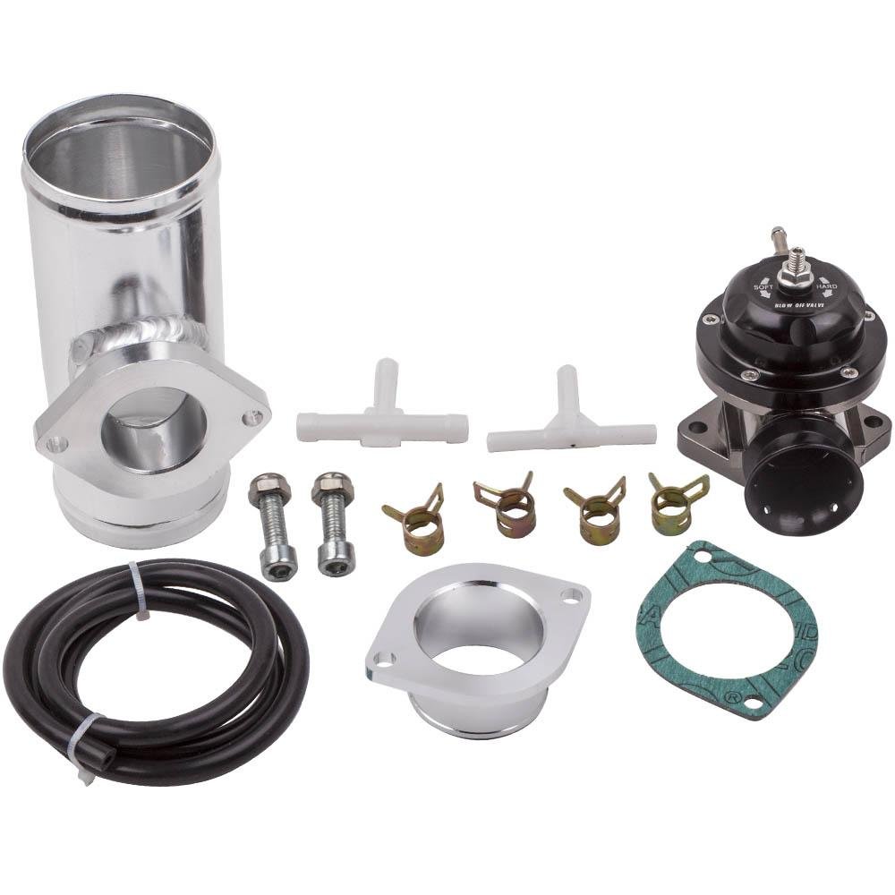 25 PSI Boost TypeRS Intercooler Blow Off Valve + 2.5 inch BOV Flange