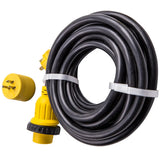 25FT 30Amp 10Gauge Power Cord Detachable Cable W/ LED Twist Connector MAXPEEDINGRODS1