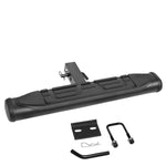 26"Wide X 4"Od Universal 2"Receiver Stainless Rear Bumper Oval Hitch Step Bar DNA MOTORING