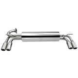2 Inch Dual Muffler Tip Catback Exhaust for 1985-1989 Toyota MR2 w/ Quad W10 SW 4A-GE SPELAB