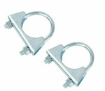 2Pcs 1 3/4" (1.75") U-Bolt Uclamp Muffler Saddle Exhaust Clamp F1 Racing