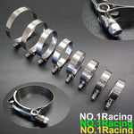 2X 3" Stainless Steel T-Bolt Clamps Turbo Intake Silicone Hose Coulper Clamps F1 Racing