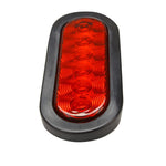 (2) Trailer Truck 6" Oval 6 LED Submersible Stop/Turn/Tail Brake Light w/grommet F1 RACING