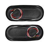 (2) Trailer Truck 6" Oval 6 LED Submersible Stop/Turn/Tail Brake Light w/grommet F1 RACING