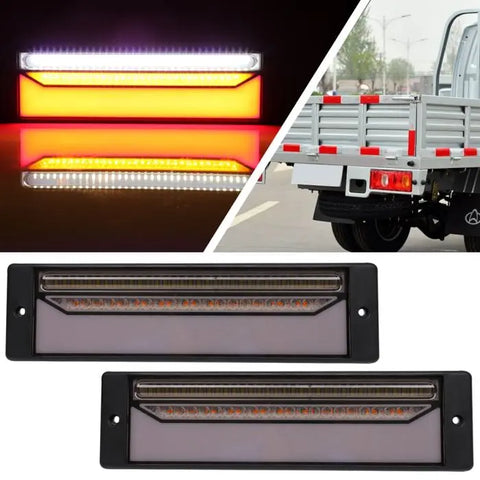 2pcs Tail Rear Turn Signal Lights 12V 147 LED Camper Trailer Truck Waterproof ECCPP