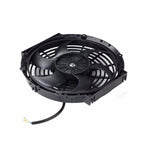 2x 10" UNIVERSAL SLIM FAN PUSH PULL ELECTRIC RADIATOR COOLING 12V 80w 800CFM F1 Racing