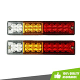 2x Red/Amber/White 20 LED License Plate Waterproof Brake Reverse Lights 20LED F1 RACING