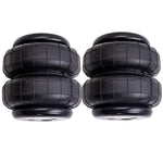 2x Universal Air Spring Bag Heavy Duty Standard 2500 lb 1/2inch npt Single Port MaxSpeedingRods