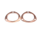 3" Copper Header Exhaust Collector Gaskets Reusable SBC BBC 302 350 454 383 MD Performance