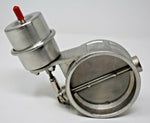 3" Inch Exhaust Control Valve Vacuum Actuator Closed Cutout Downpipe Steel MD Performance