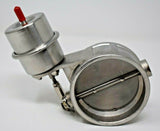 3" Inch Exhaust Control Valve Vacuum Actuator Closed Cutout Downpipe Steel MD Performance