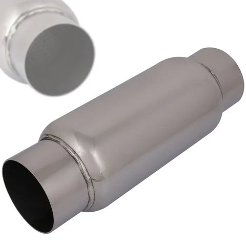 3" Inlet/ Outlet 11.5" Overall T-409 Weld-on Exhaust Muffler Universal Glass ECCPP