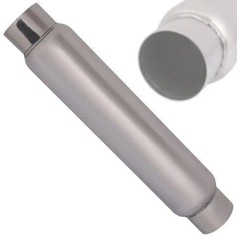 3" Inlet/ Outlet 20" Overall T-409 Weld-on Exhaust Muffler Universal Glass ECCPP