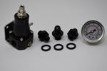 30-70 Psi Universal Fuel Pressure Regulator Gauge An6 Fittings Motor K Fpr USA MD Performance