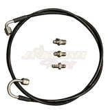 Master to Slave Cylinder Stainless Clutch Line Fits Acura RSX K Series K20 K24 JackSpania Racing