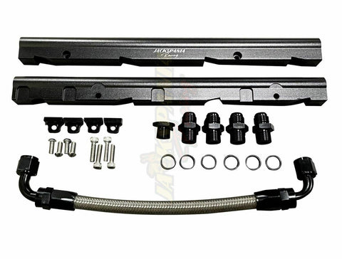 Billet LS Fuel Rail Kit GM LS3 V8 For OE Intake Manifold Hardware JackSpania Racing