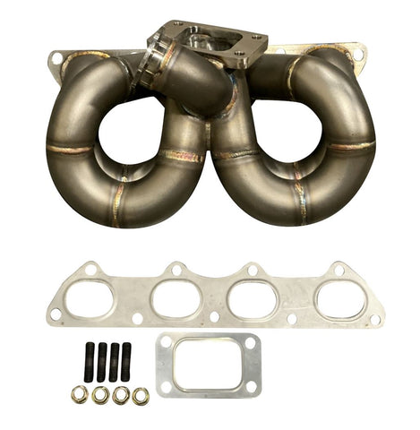 B Series Ram Horn AC T3 Turbo Manifold GSR Si B16 B18 B20 For Civic EG EK DC2 US JackSpania Racing