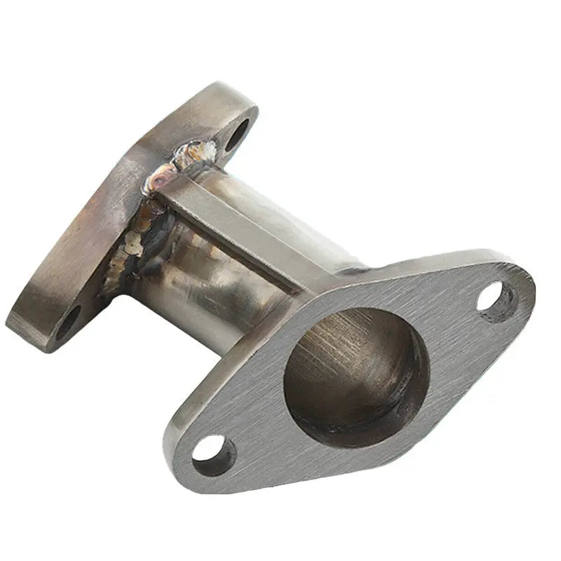 35/38MM WASTEGATE 45 DEGREE ANGLE RELOCATION STAINLESS ADAPTER EXTENSI