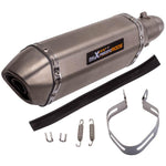 38-51mm Universal Motorcycle Exhaust Muffler Pipe with Silencer Street Dirt Bike MaxSpeedingRods