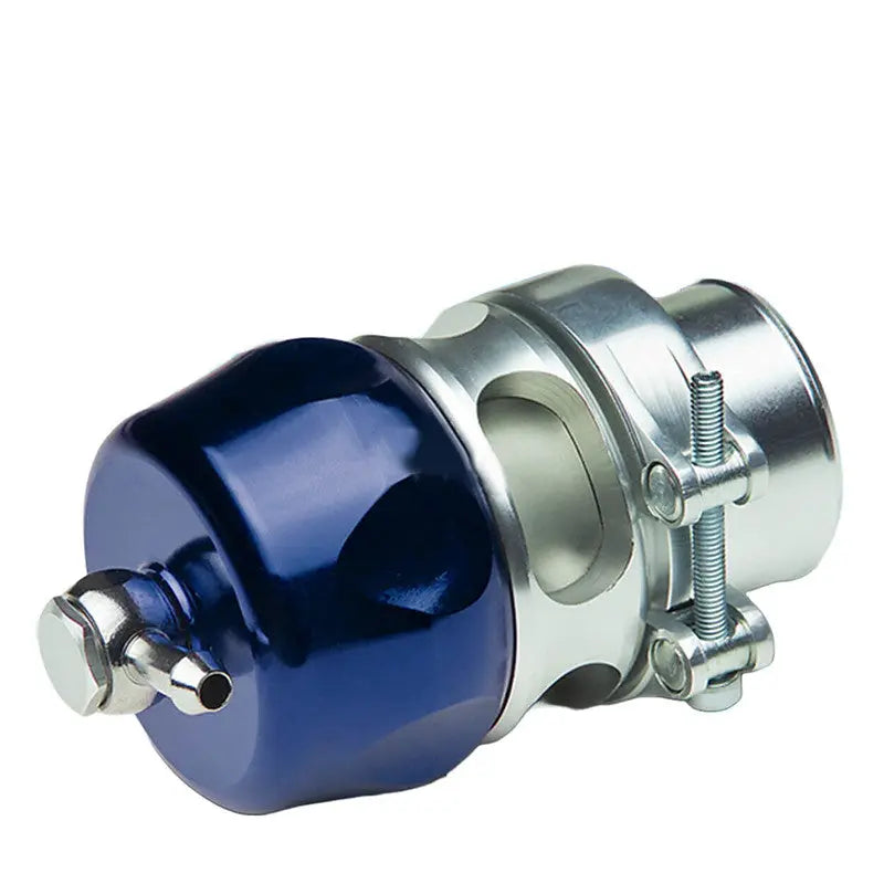 38MM ALUMINUM VEE PORT BLUE TURBO INTERCOOLER PIPING BLOW OFF VALVE 10