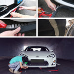 3M 2"x2.5M Black Front Bumper Lip Splitter Body Spoiler Skirt Rubber Protector MD Performance