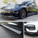 3M 2"x2.5M Black Front Bumper Lip Splitter Body Spoiler Skirt Rubber Protector MD Performance