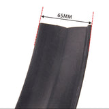 3M 2"x2.5M Black Front Bumper Lip Splitter Body Spoiler Skirt Rubber Protector MD Performance