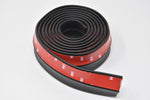 3M 2"x2.5M Black Front Bumper Lip Splitter Body Spoiler Skirt Rubber Protector MD Performance