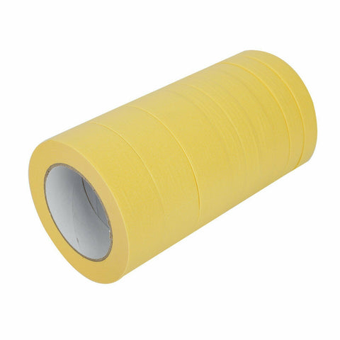 (3) 06654, (6) 06652 9 Rolls Automotive Refinish Masking Tape Crepe Paper Kit SILICONEHOSEHOME