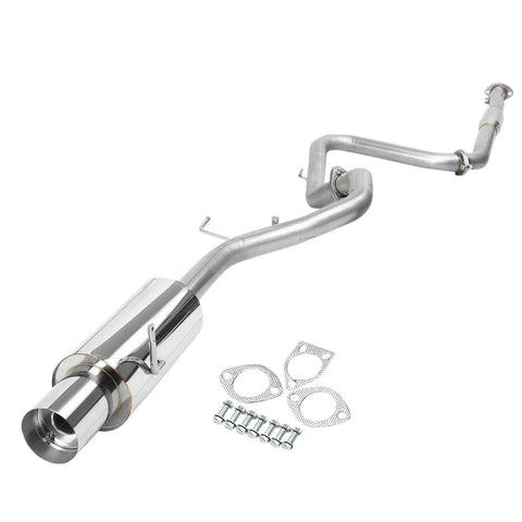 4"Muffler Tip Stainless Steel Exhaust Catback System 99-03 Mit Galant 2.4 L4 DNA MOTORING