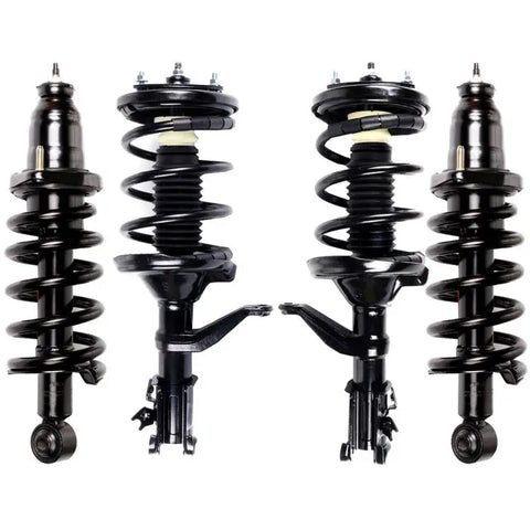4 Pcs Complete Struts Shocks Coil Spring Assembly For 2003-2011 Honda Element ECCPP