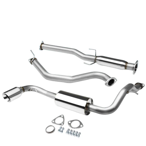 4"Rolled Tip Stainless Exhaust Catback System 88-91 Honda Crx Cr-X 3Dr Ed DNA MOTORING