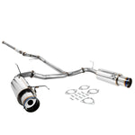 4.5"Burnt Muffler Tip Stainless Exhaust Catback System 98-02 Accord 3.0L V6 DNA MOTORING