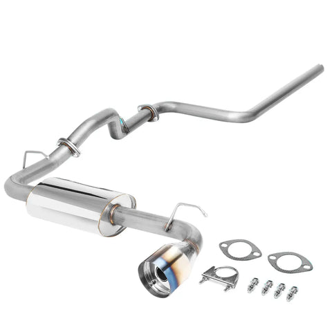4.75"Burnt Tip Stainless Steel Exhaust Catback System 00-05 Dodge Neon 2.0L DNA MOTORING