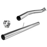 4" 2007.5-2012 Dodge Ram 6.7 Cummins DPF & Cat Delete Pipe Exhaust Race | SPELAB