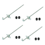 4Pack For 02-05 Dodge Ram Transfer Case Shifter Control Linkage+Grommet Bushings BLACKHORSERACING