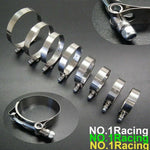 4X 3-1/2" Stainless Steel T-Bolt Clamps Turbo Intake Silicone Hose Coulper Clamp F1 Racing
