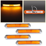 4X Bright Sealed 21 Led Side Marker Light Van semi Truck Trailer waterproof ECCPP