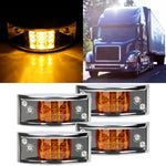 4X LED amber indicator trail light Pickup Truck Lorry Peterbilt trailer ECCPP