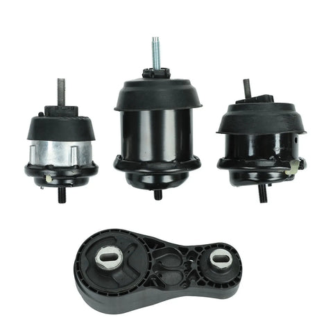 (4) Engine Motor & Trans Mount Set Fit Chevrolet GMC & Buick 3.6L for Auto Trans SILICONEHOSEHOME